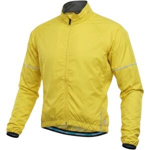 Novara‎ Cycling Jacket Mens XL Yellow Excellent Reflective Full Zip Windbreaker